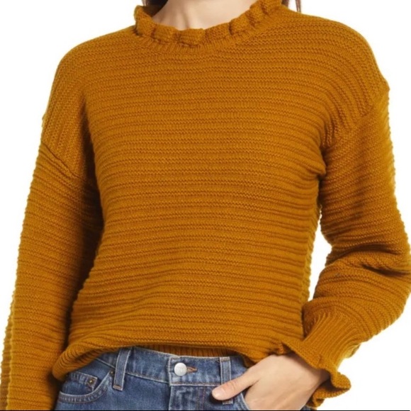 MADEWELL Ruffle Neck Sweater - Picture 3 of 3